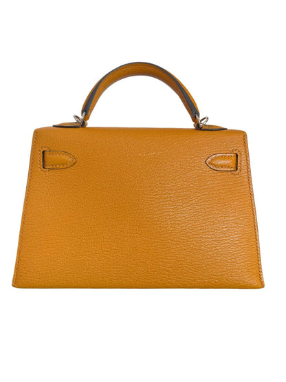 Hermes Kelly Mini Chevre Sesame Bag