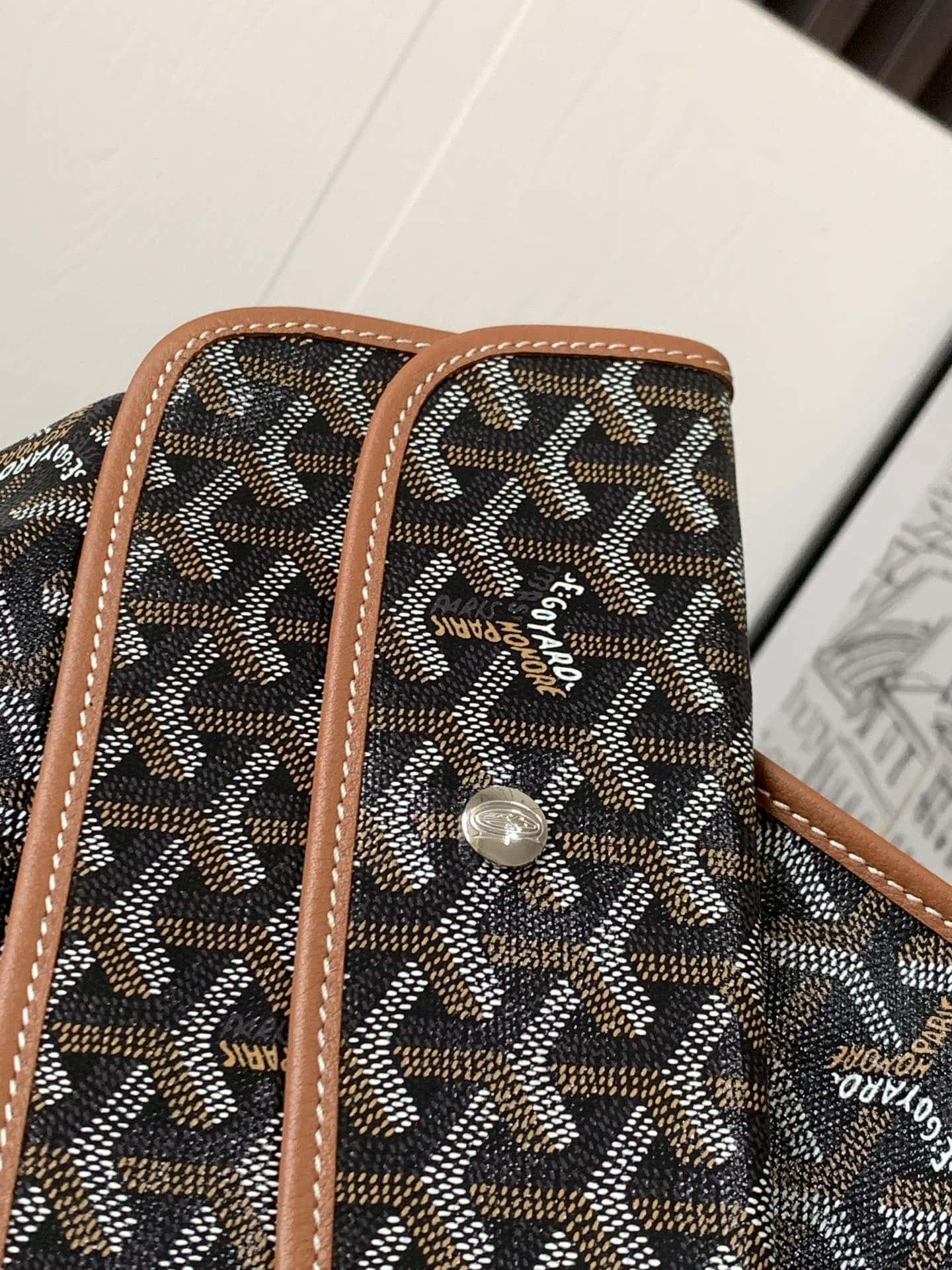 Goyard Artois Tote Coated Canvas brown handbag