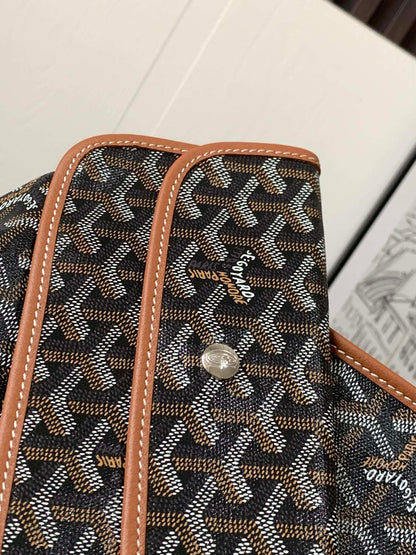 Goyard Artois Tote Coated Canvas brown handbag