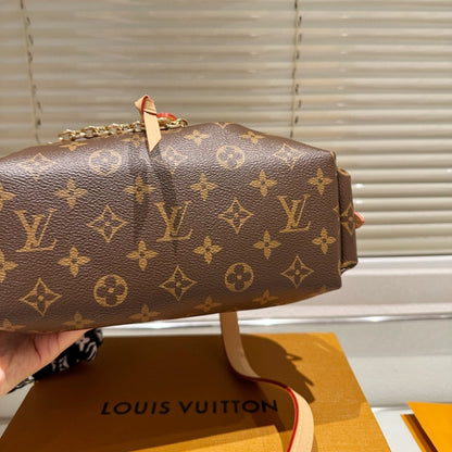 LV ODYSSEY BAG MONOGRAM BROWN 27CM M25085