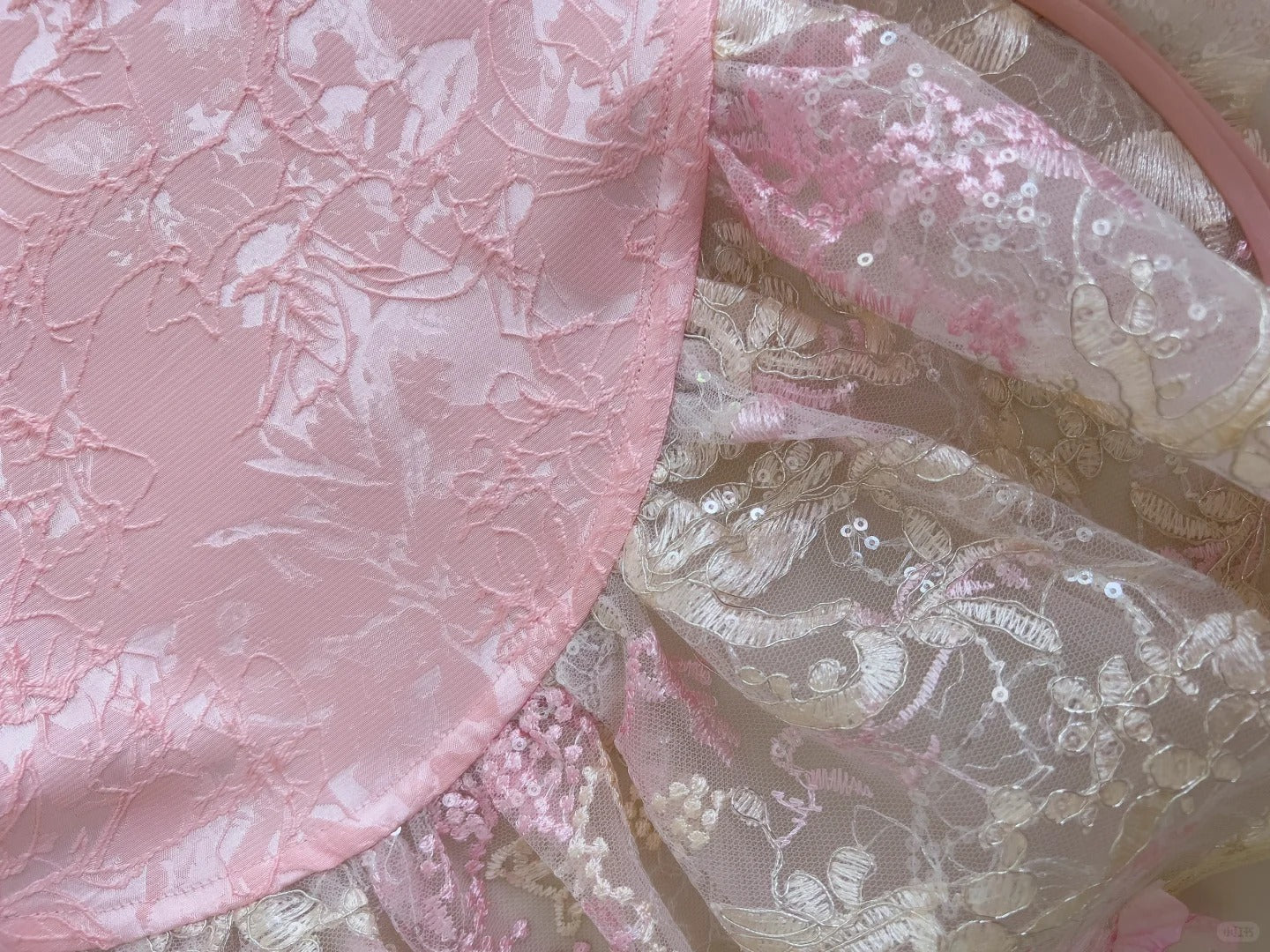 Pink Lace Vintage Flowy long/Short Homecoming Dress Chiffon Ball Gown Birthday Party Dress gh4406