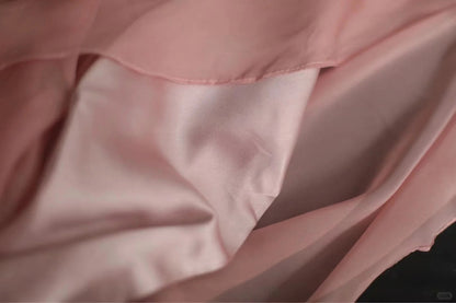 Pink elegant unique long tulle bias cut irregular pleated fishtail ball gown dinner party evening dress wedding adult ceremony birthday party gh4079