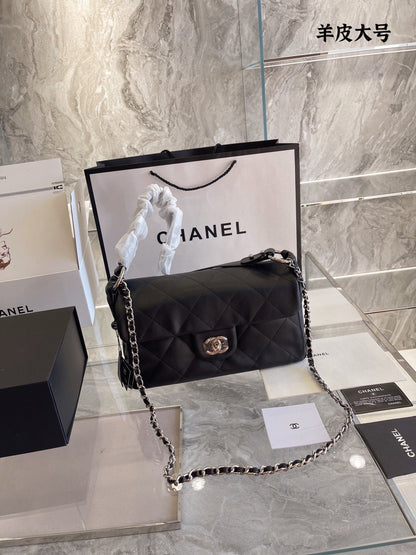 Chanel Satin Timeless single flap bag