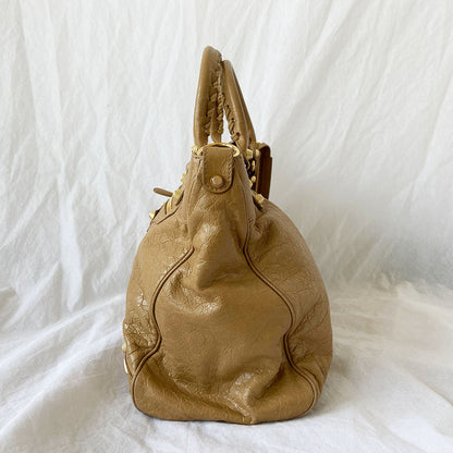 Balenciaga Classic Velo Tan City Bag