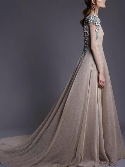 Fine Shimmery Trail Women's Dress