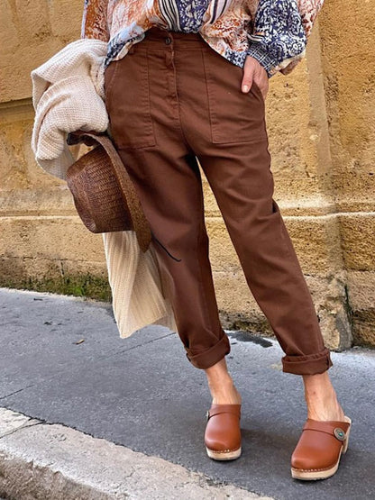 Casual Street Shooting Outdoor Casual Ladies Pants