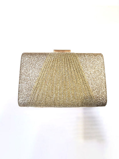 Shiny Pleated Large Tote