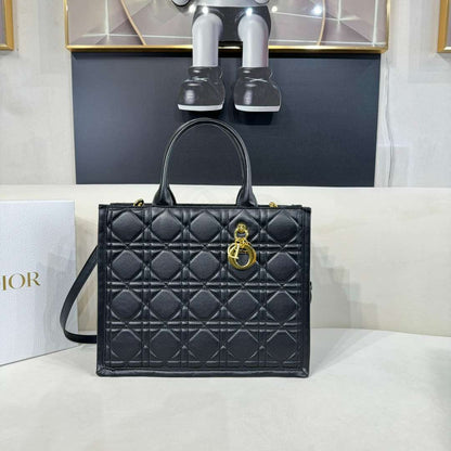 THE DIOR BOOK TOTE IN MACROCANNAGE
