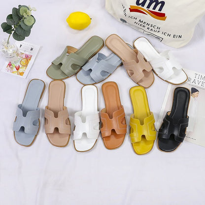 Women's casual flat slippers