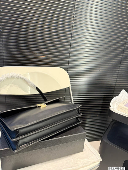 Louis Vuitton LV Square Bag Black Handbag 32x21cm