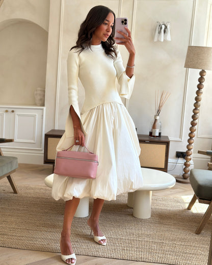 *HOT COLOUR* Loro Piana Extra Pocket L27 Bag in Pink Grained Calfskin Leather with Silver Hardware