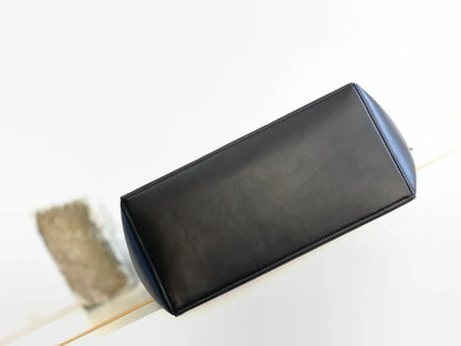 Celine Medium Cabas Bourgeoi black handbag