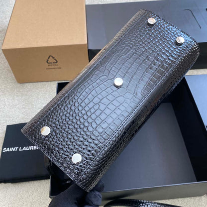 Saint Lauren Paris Sac De Jour Baby Leather Tote Bag 26x13x20cm