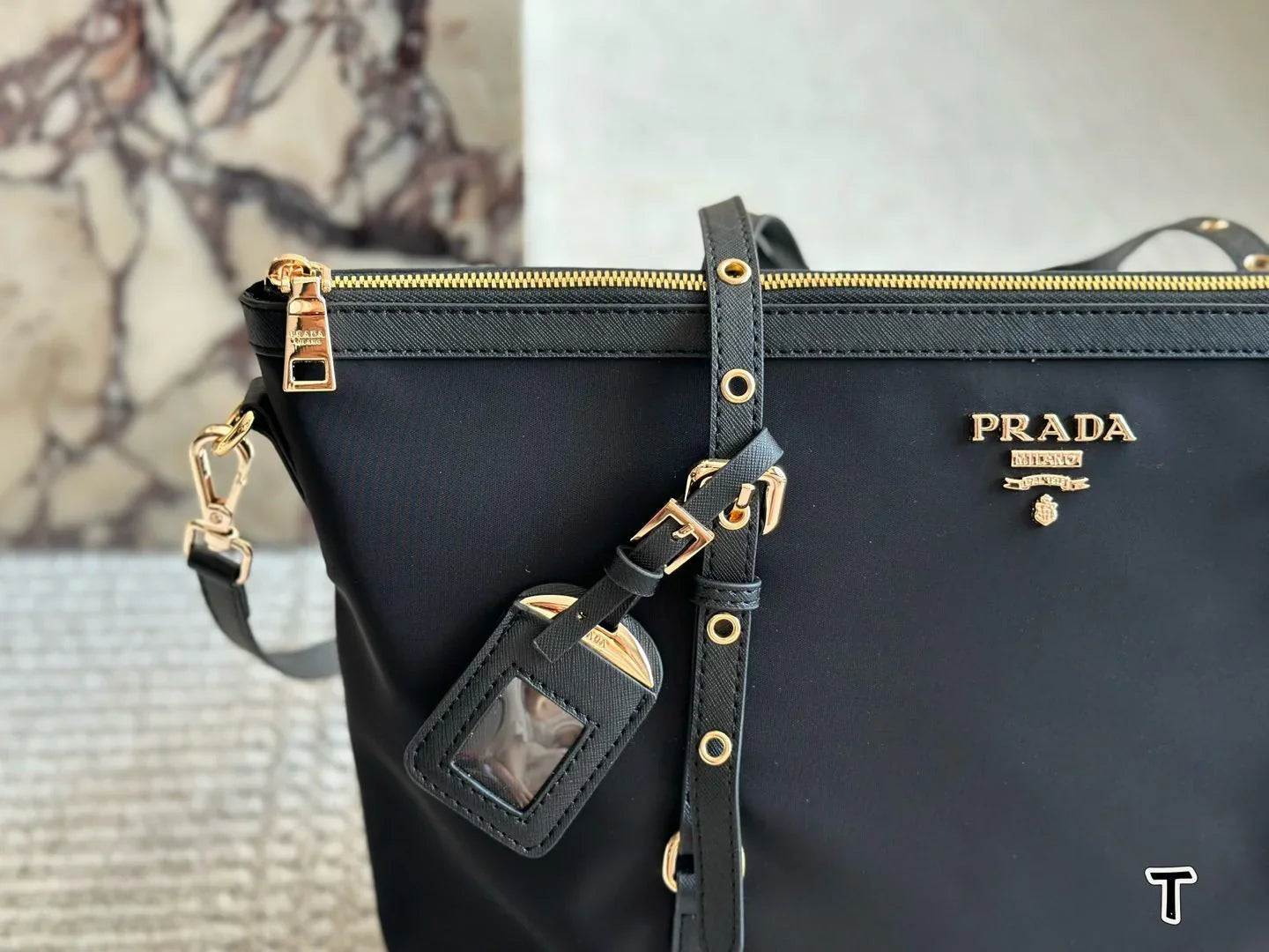 Prada Classic Tote Bag Nylon 35x28cm