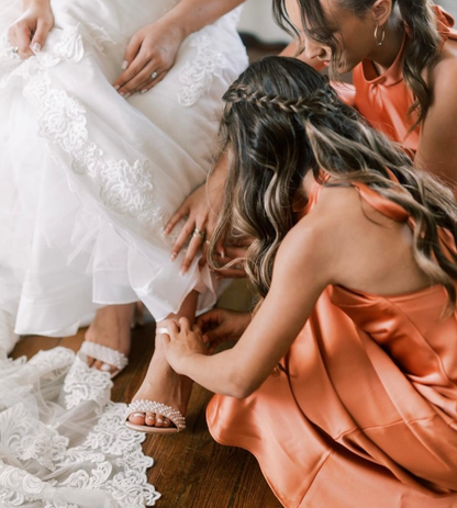 Elegant Sheath Halter Orange Satin Open Back Long Bridesmaid Dress Graduation Prom Dress SH2593