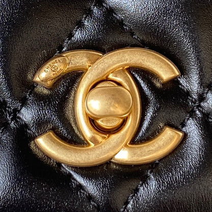 CHANEL  Handbag AP3240 GP Black Size 19 cm