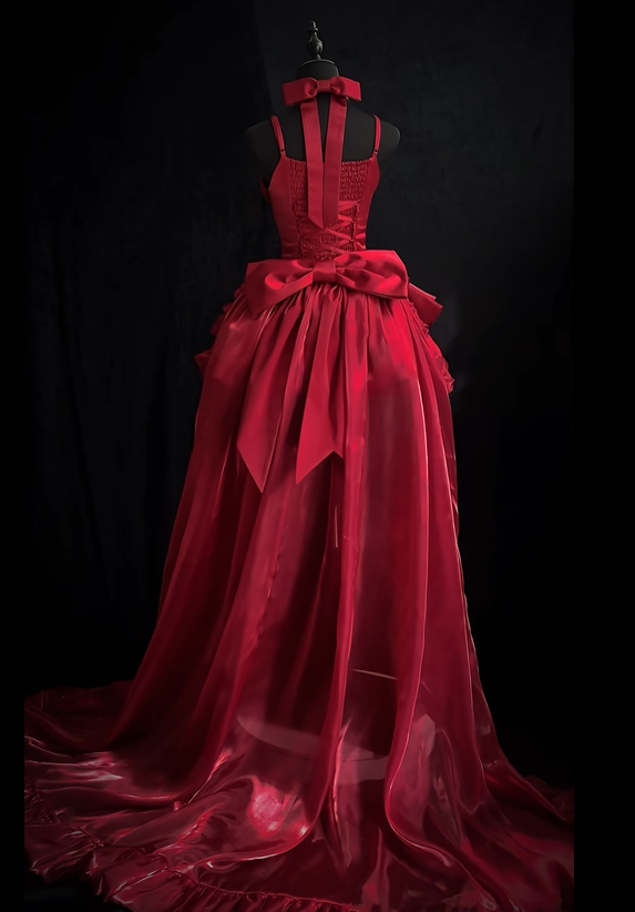 Elegant Red Spaghetti Straps Layered Short Birthday Party Dress 8th Grade Homecoming Dress S653