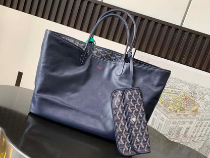 Goyard Artois Tote Coated Canvas black handbag