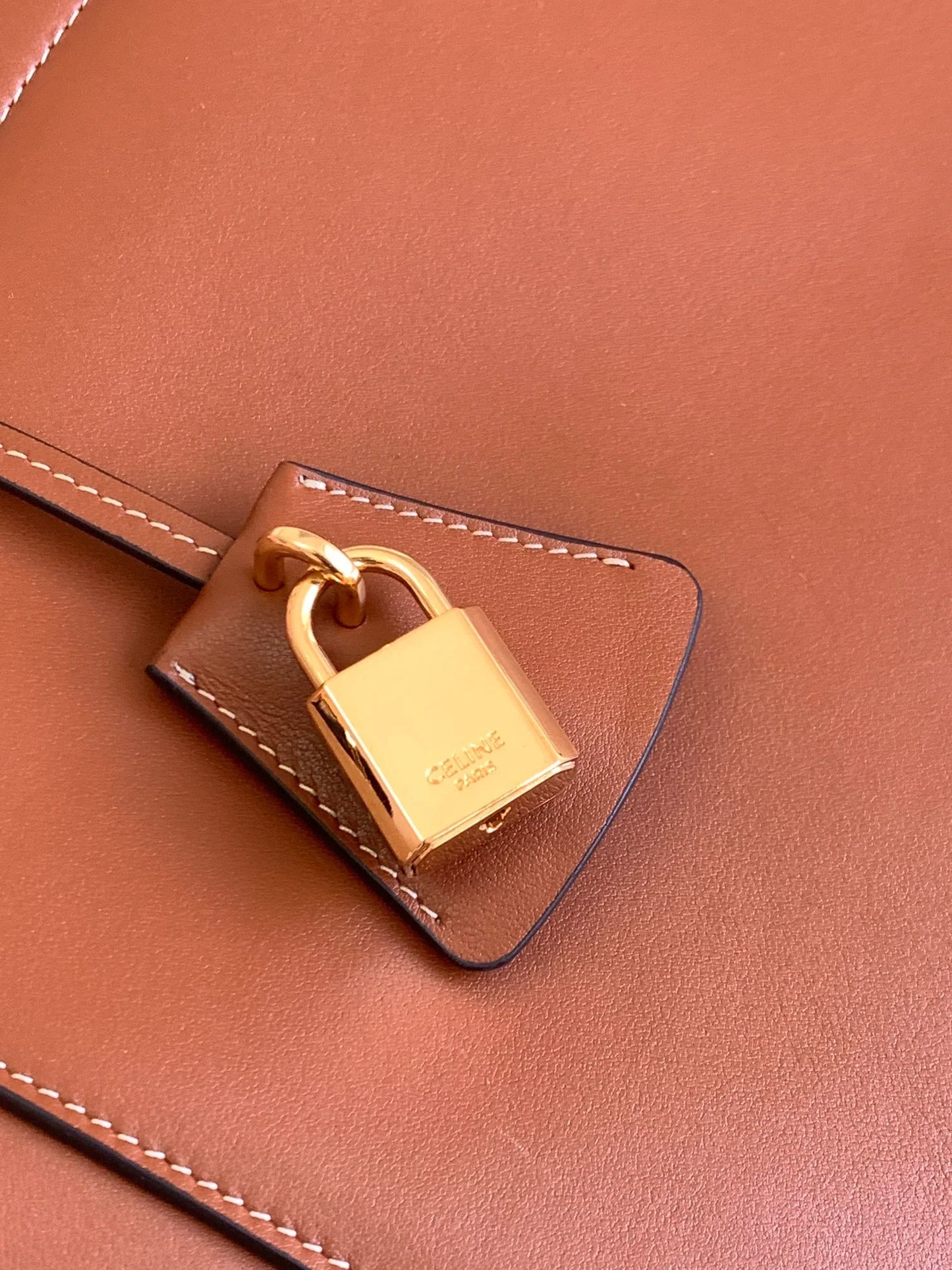 Celine Medium Cabas Bourgeoi brown handbag