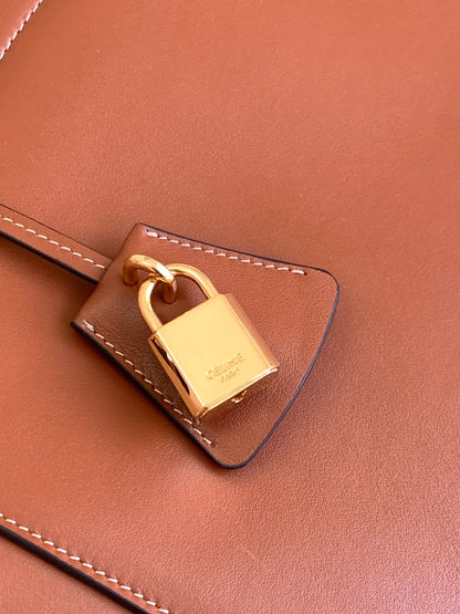 Celine Medium Cabas Bourgeoi brown handbag