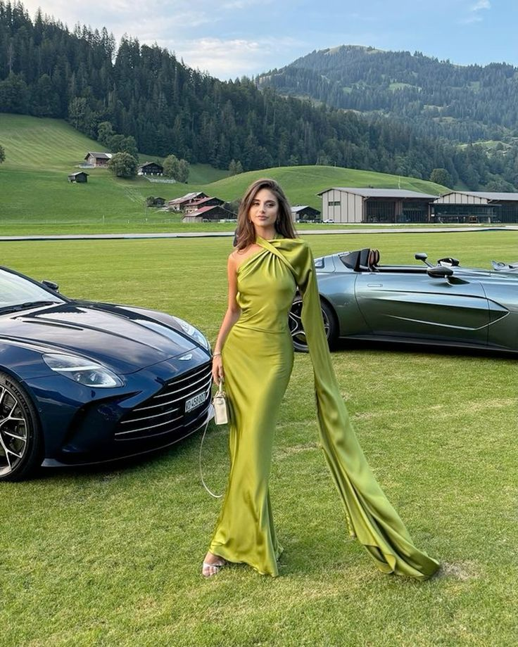 Elegant Sheath Long Sleeve Green Satin Long Open Back Prom Dress Evening Dress SH1556