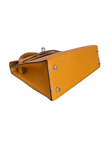 Hermes Kelly Mini Chevre Sesame Bag