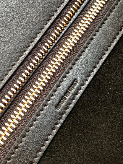 Celine Medium Cabas Bourgeoi black handbag