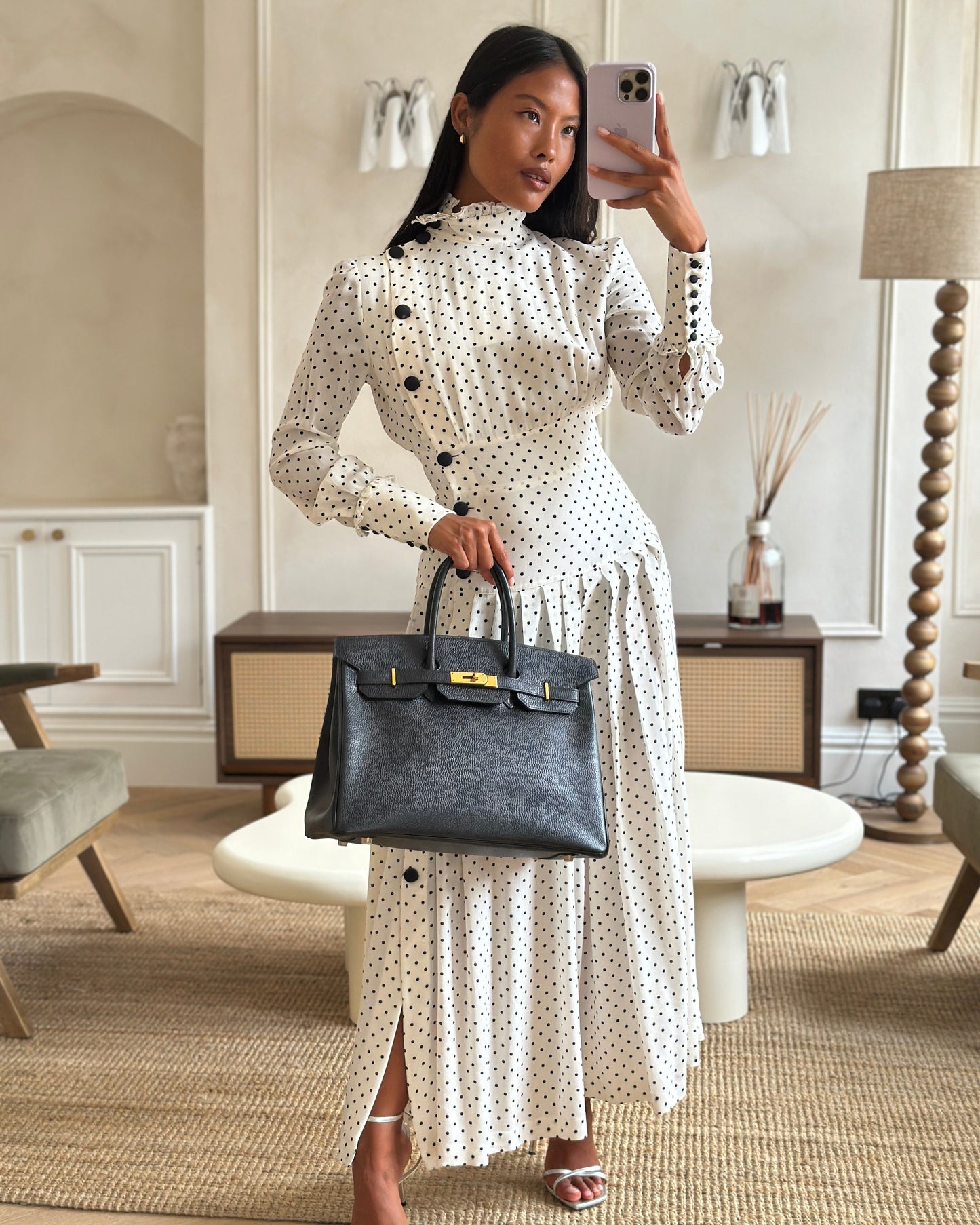 Hermès Birkin 35cm Retourne in Black Ardennes Leather with Gold Hardware