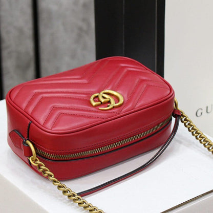 GUCCI Marmont matelasse mini bag