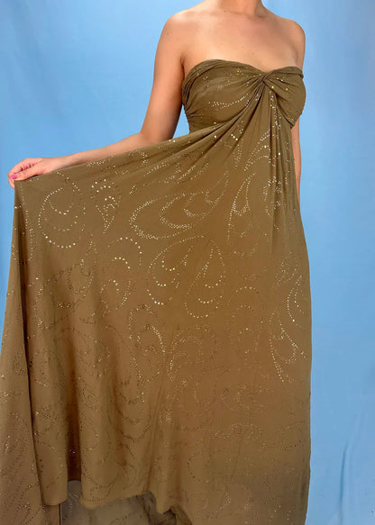 Matcha Green Sweet Exquisite Beading Long Chiffon Elegant Floor Length Ball Gown Evening Gown Party Dress Prom Dress gh3771