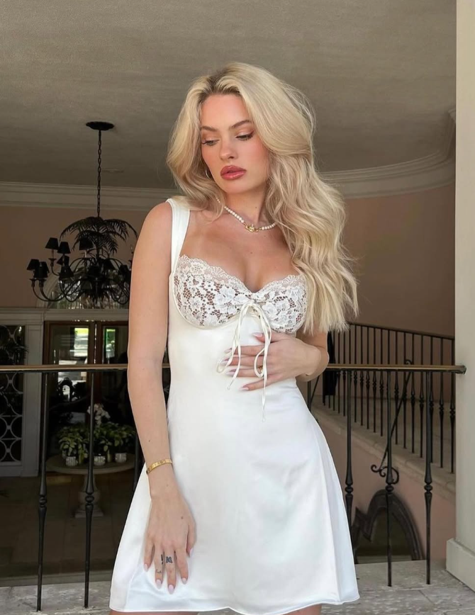 White A Line Straps Lace Satin Short Homecoming Dress Cocktail Dress SH3253