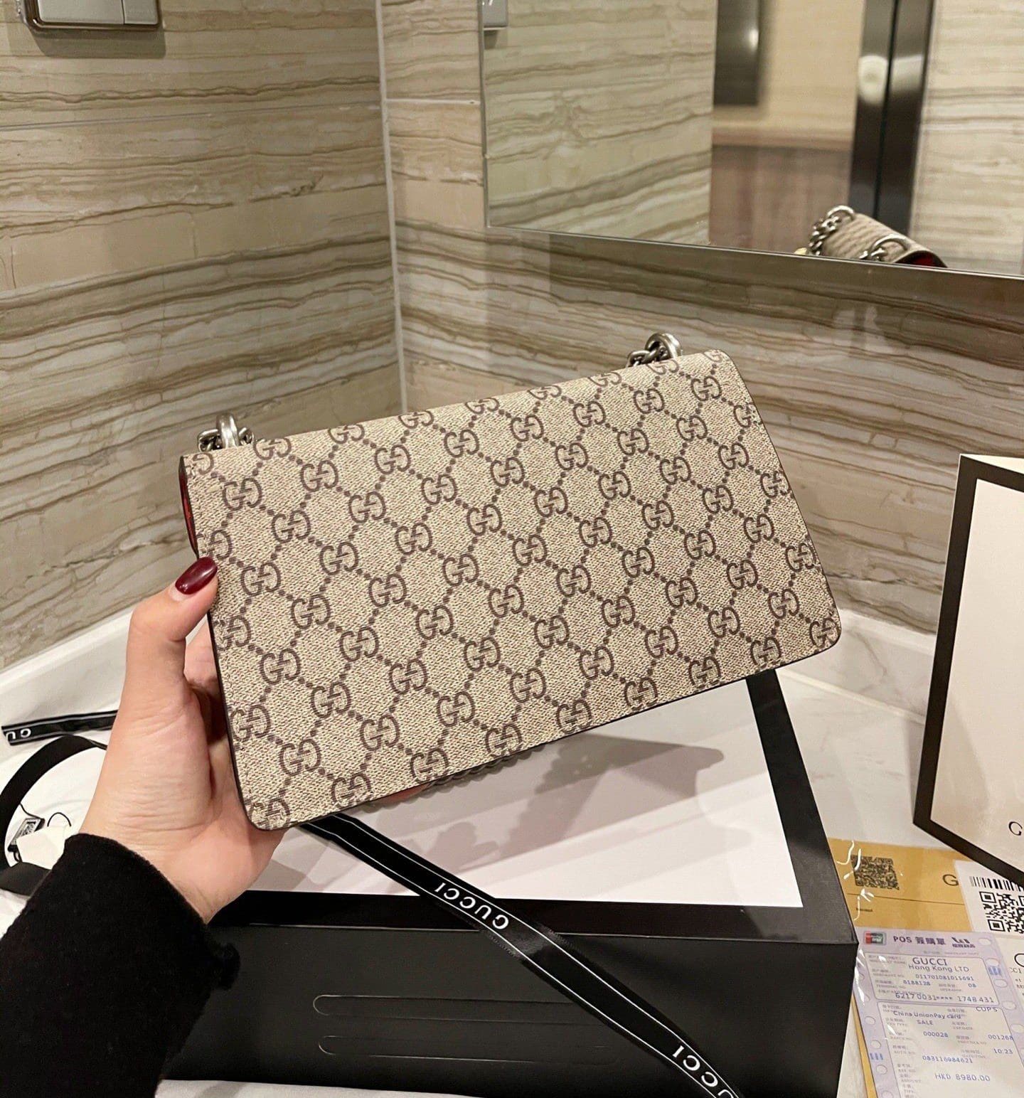 GUCCI DIONYSUS GG SMALL SHOULDER BAG