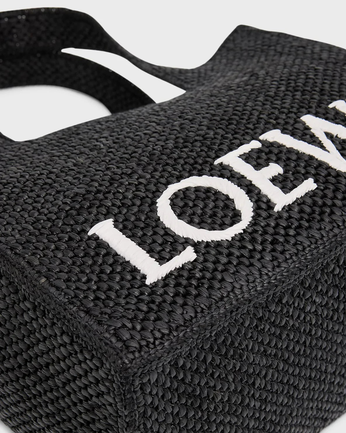 SAINT LAURENT Hobo YSL Shoulder Bag in Raffia