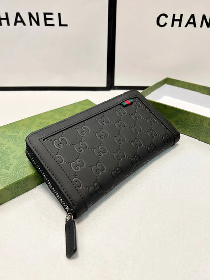 Gucci Trendy Classic Black Wallet - 20x10cm