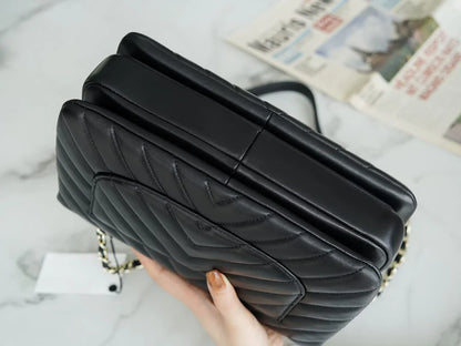 CHANEL Trendy CC25 Pre-Owned medium Chevron Trendy handbag  25cm