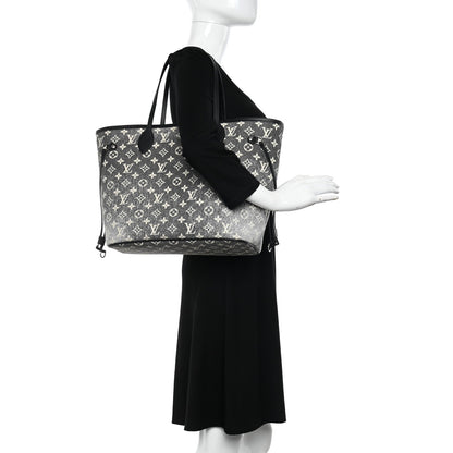 Louis Vuitton Neverfull Monogram Jacquard Denim