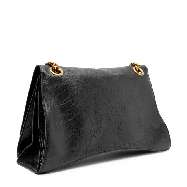 BALENCIAGA Crush large leather shoulder bag