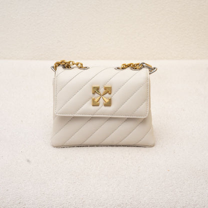 Off-White Leather Jackhammer 19 Shoulder Bag