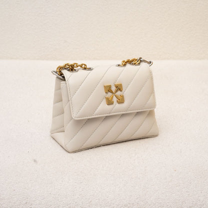 Off-White Leather Jackhammer 19 Shoulder Bag