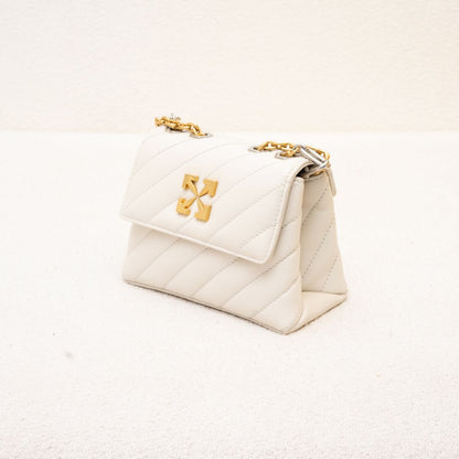 Off-White Leather Jackhammer 19 Shoulder Bag