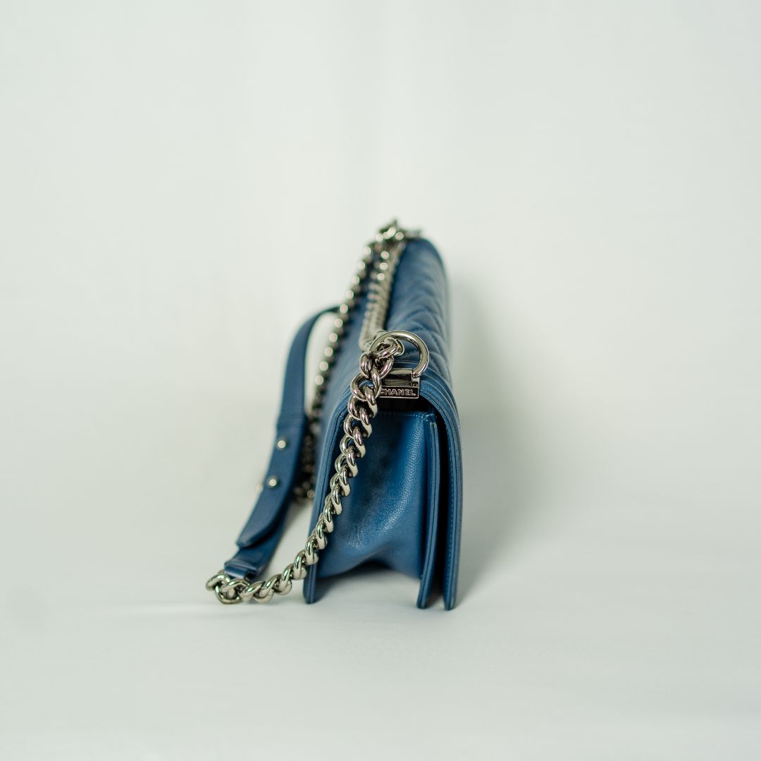 Chanel Le Boy Blue Medium Bag