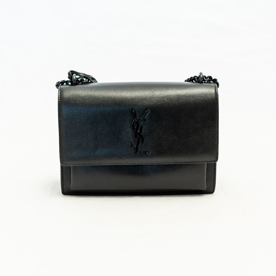 Saint Laurent sunset medium in smooth leather