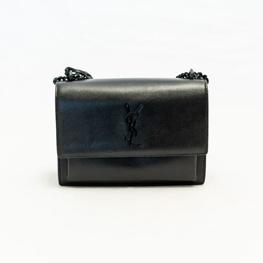 Saint Laurent sunset medium in smooth leather