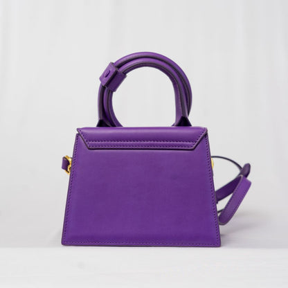 Jacquemus Le Chiquito Noeud Purple Bag