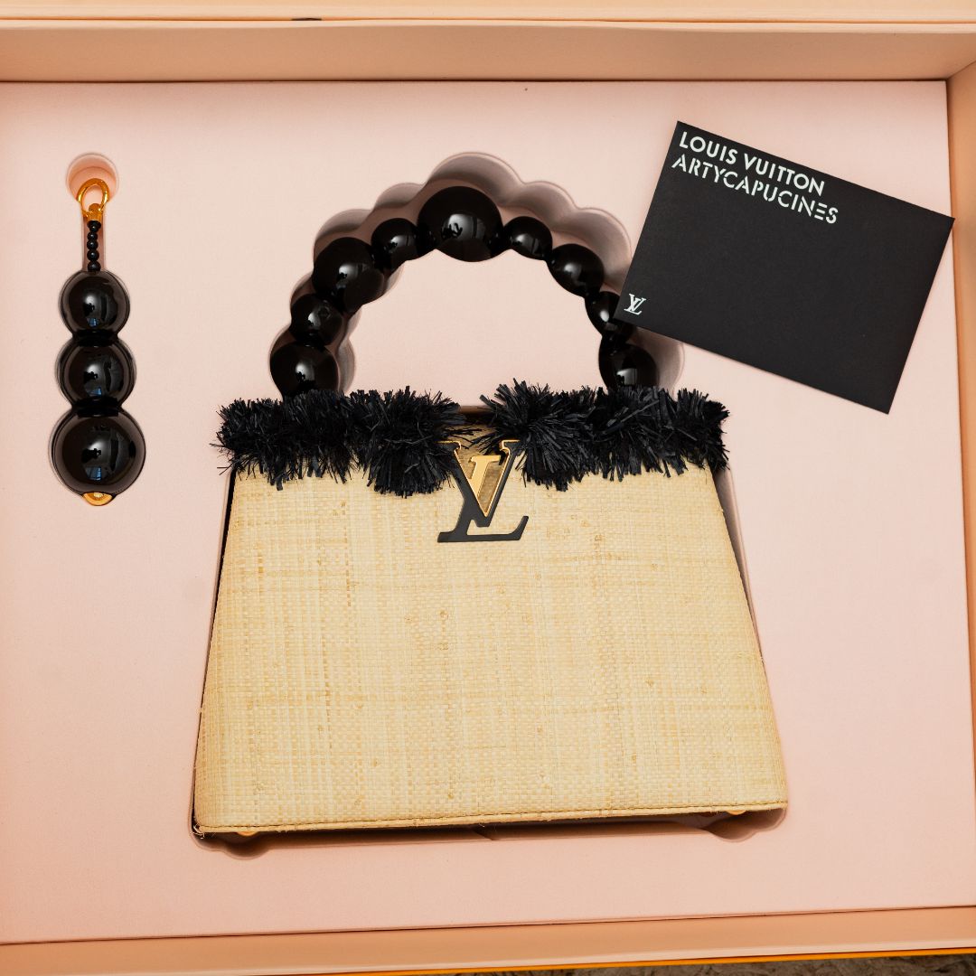 Louis Vuitton ArtyCapucines PM Handbag by Jean-Michel Othoniel