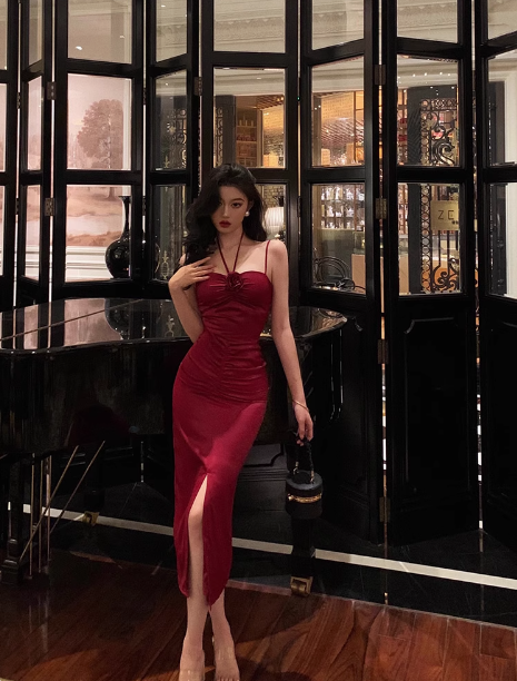 Sexy Sheath Red 21st Birthday Dress Party Gown Birthday Outfits Birthday Dress Ideas For Women DP1892