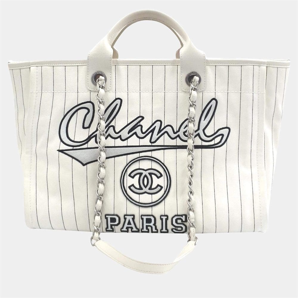 CHANEL Doville Tote And Shoulder Bag