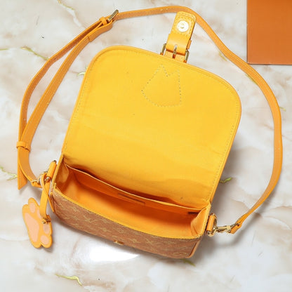 LOUIS VUITTON MONTSOURIS MESSENGER MONOGRAM YELLOW 20CM M12694