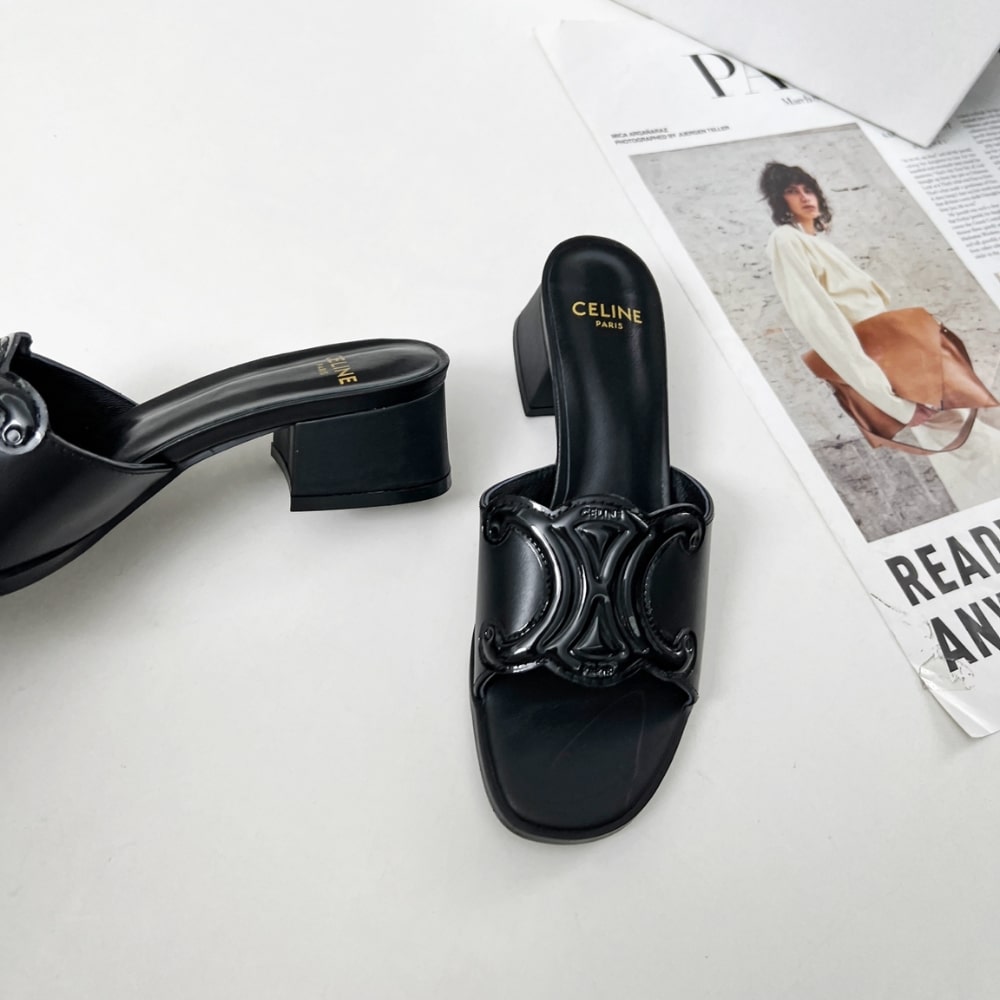 CELINE CLEMENCE MULE IN BLACK 362355045C 38NO