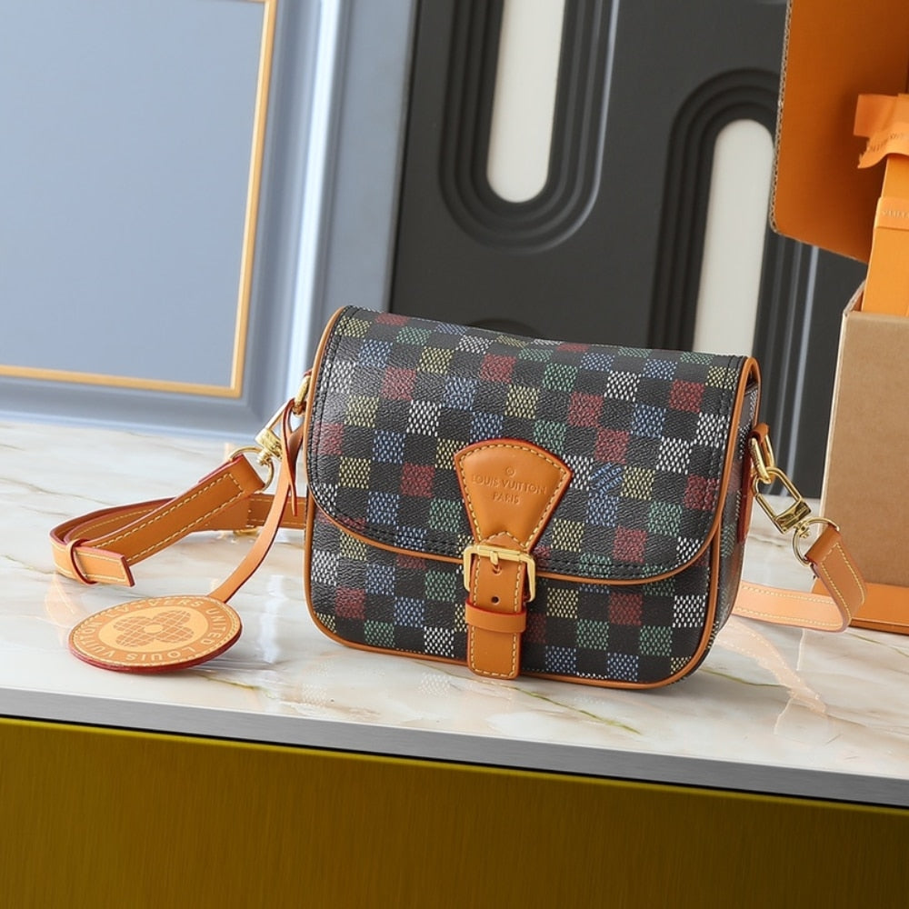 LOUIS VUITTON MONTSOURIS MESSENGER PM DAMIER EBENE 20CM N00147